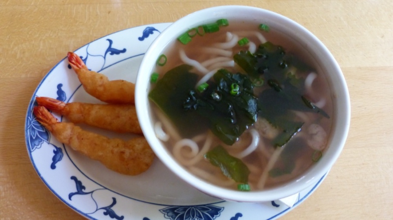 天ぷら米粉うどん